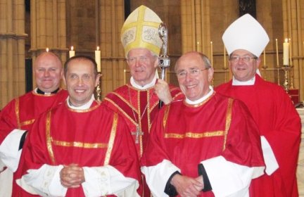 Revd Geoff Cook, Revd Neil Chatfield, Rt Revd Kieran Conry, Revd Ronald Robinson, Mgr Keith Newton