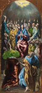 "Pentecost", El Greco (1541–1614), c.1596; Museo del Prado