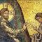 Jesus heals the leper, unknown mosaic