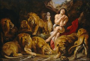 Daniel in the Lion's Den, Peter Paul Rubens (1577–1640), c1615; National Gallery of Art, Washington DC