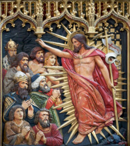 Detail of Altar reredos in All Souls’ College Chapel, Oxford. Photo probably by Fr Lawrence Lew OP
