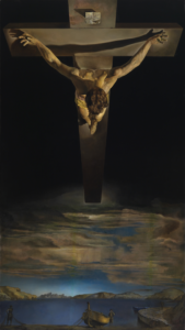 Christ of St John of the Cross, Salvador Dali (1902–1989), 1952; Kelvingrove Art Gallery