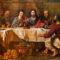 The Last Supper (detail), Willem Jacob Herreyns (1743–1827), c. 1795; Church of Saint Clement, Watermael-Boitsfort, Belgium