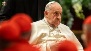 Pope Francis at the Consistory in December 2024. © Mazur/CBCEW