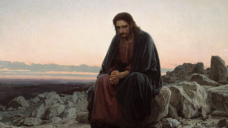 Christ in the Wilderness: Ivan Kramskoy (1837–1887), 1872; Tretyakov Gallery, Moscow